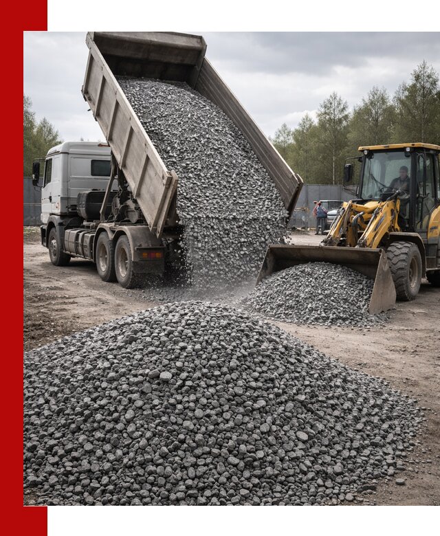 Доставка и продажа щебня гранитного в Димитровграде