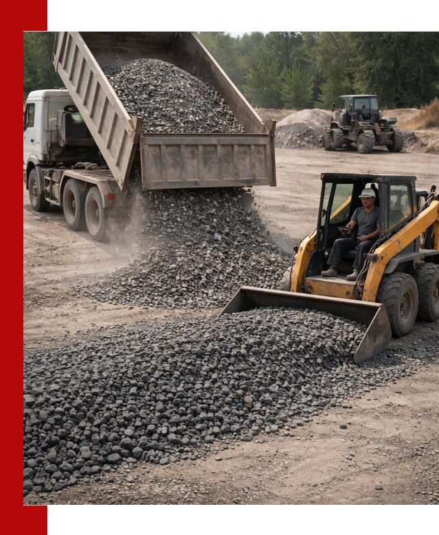 Гранитный щебень фракция 40-70 с доставкой в Димитровграде