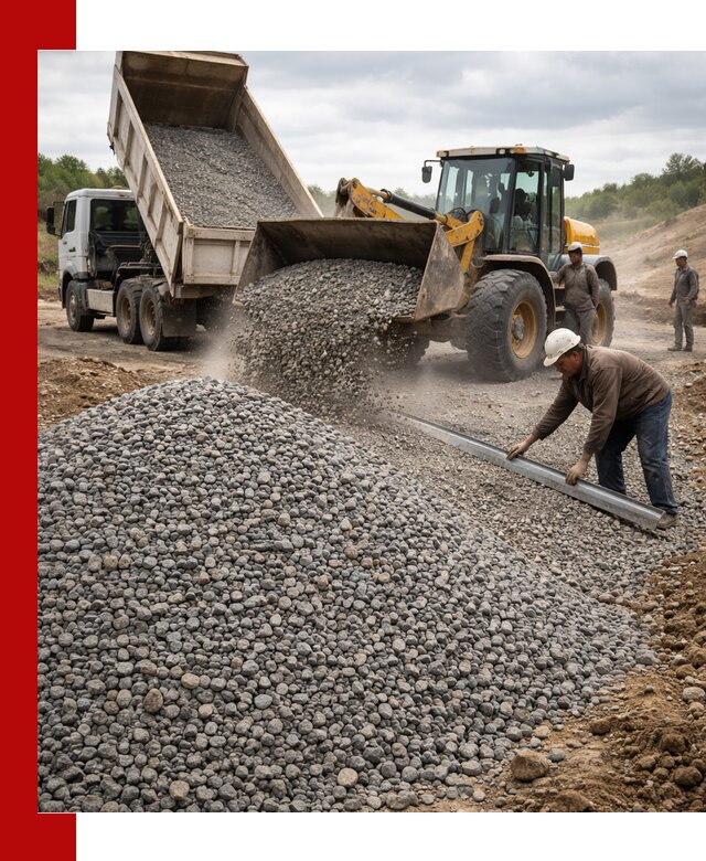 Гравийный щебень фракция 5-20 с доставкой в Димитровграде