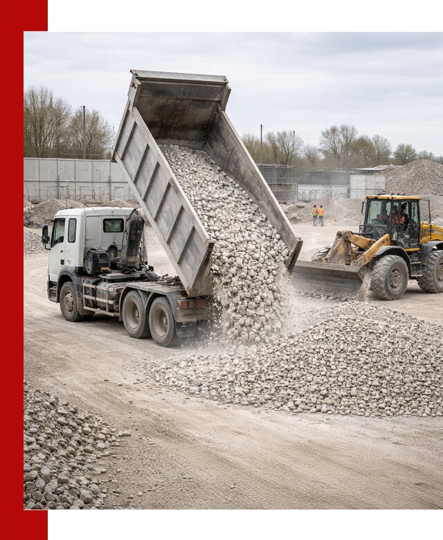 Доставка и продажа известнякового щебня в Димитровграде