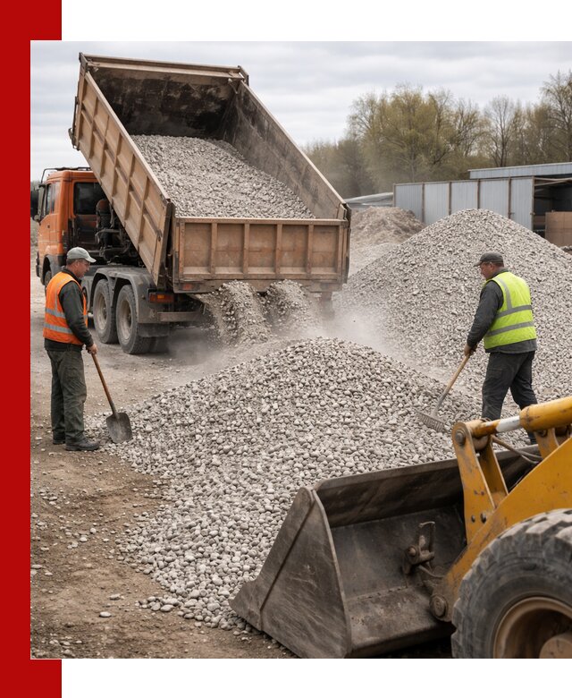 Доломитовый щебень фракции 5-20 с доставкой в Димитровграде