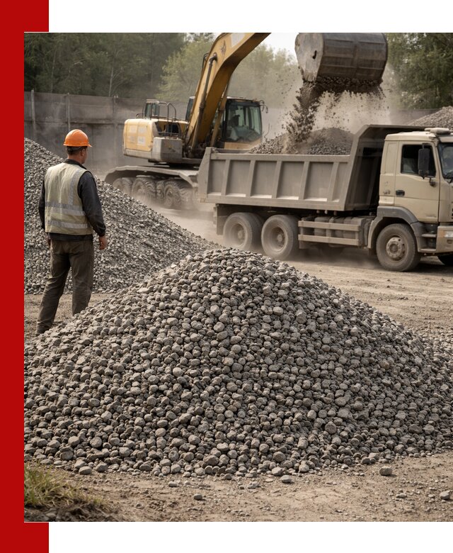 Шлаковый щебень фракция 5-20 с доставкой в Димитровграде