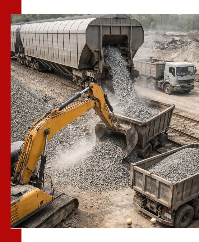 Доставка железнодорожного щебня в Димитровграде крупными партиями быстрого отгруза