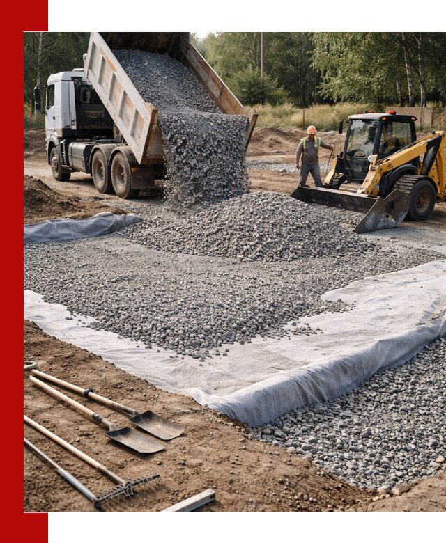 Щебень для фундамента с доставкой в Димитровграде