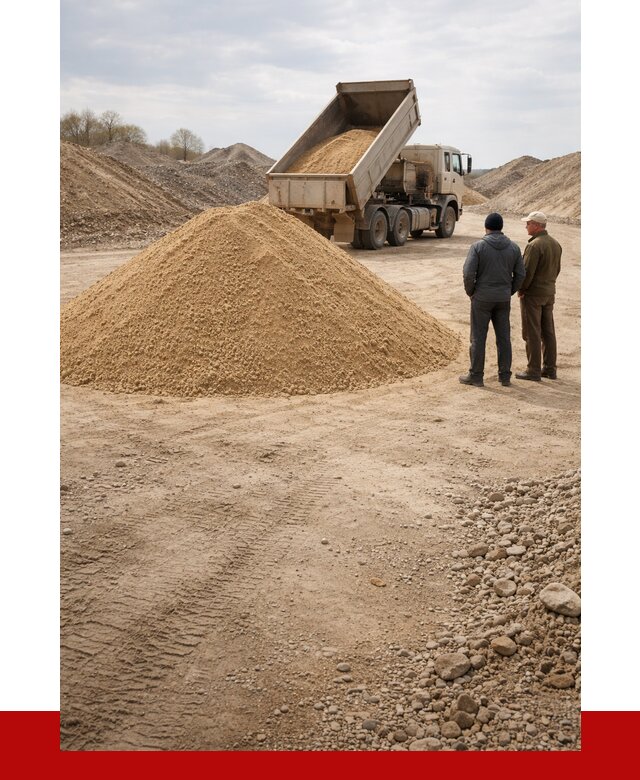 Карьерный песок крупнозернистый в Димитровграде от 8758 р | ПРОНЕРУДДмт