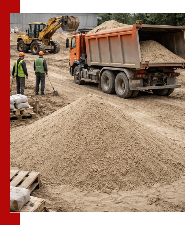 Доставка и продажа мытого речного песка в Димитровграде