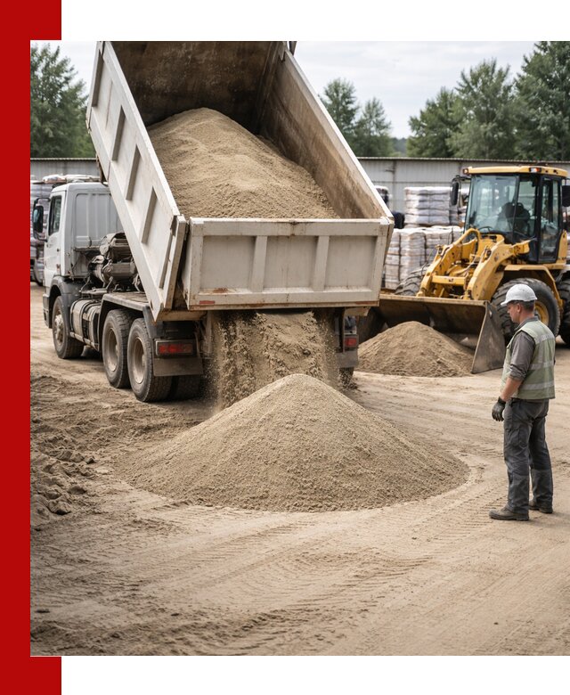 Поставка и доставка песка для бетона в Димитровграде