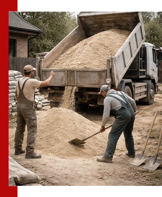 Песок для штукатурки с доставкой в Димитровграде качественный и чистый