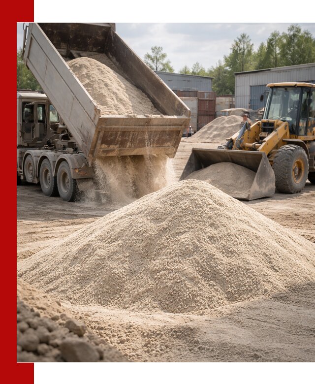 Кварцевый песок с доставкой в Димитровграде для строительных работ