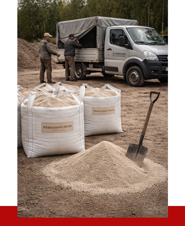 Кварцевый песок для пескоструя в Димитровграде от 4636 р. | ПРОНЕРУДДмт
