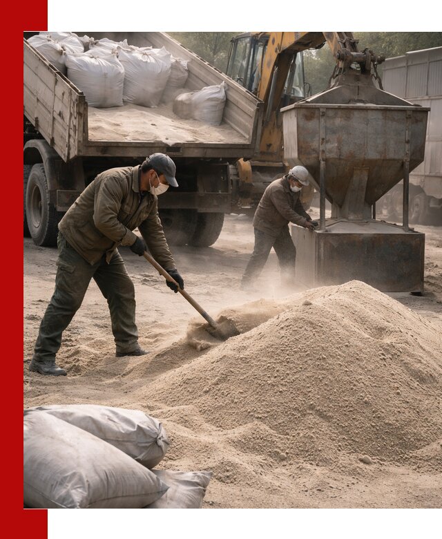 Кварцевый песок для пескоструя в Димитровграде — доставка и качество