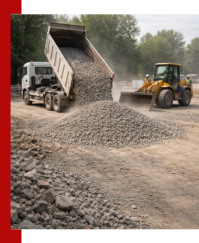 Гравий фракция 5–20 доставка в Димитровграде оптом и в розницу