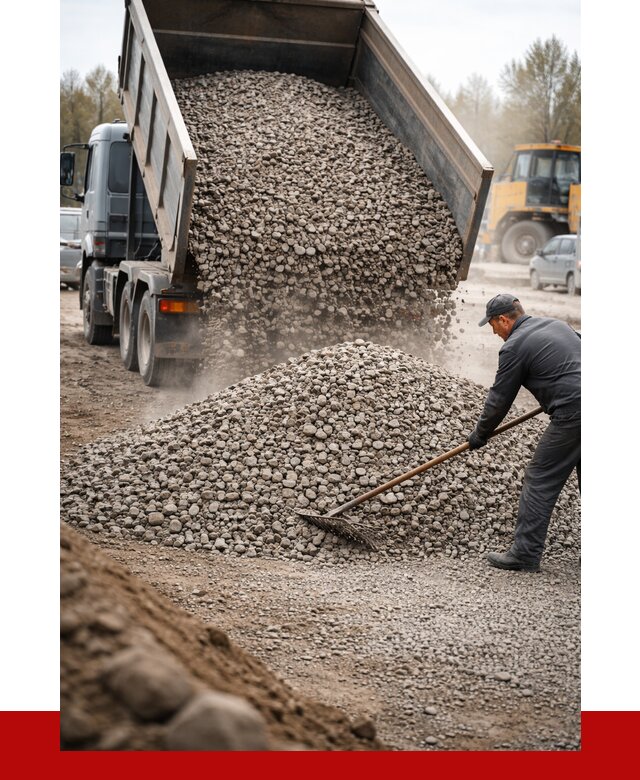 Гравий фракция 20-40 в Димитровграде от 2576 р. доставка | ПРОНЕРУДДмт