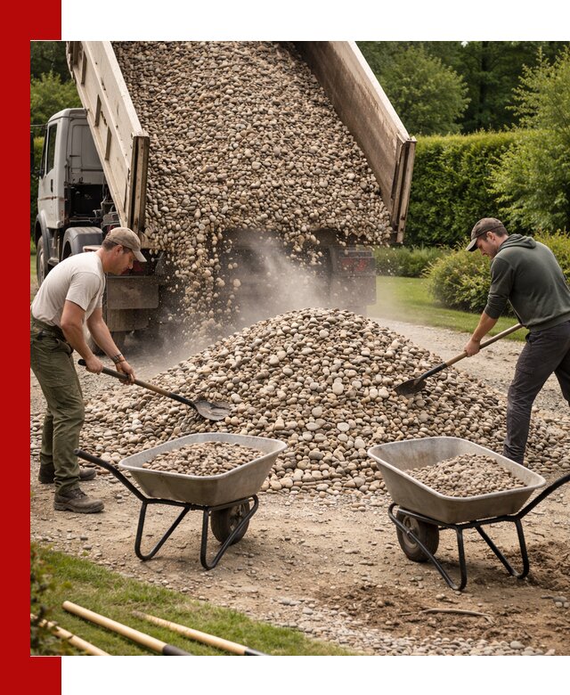 Доставка и продажа декоративной гальки в Димитровграде