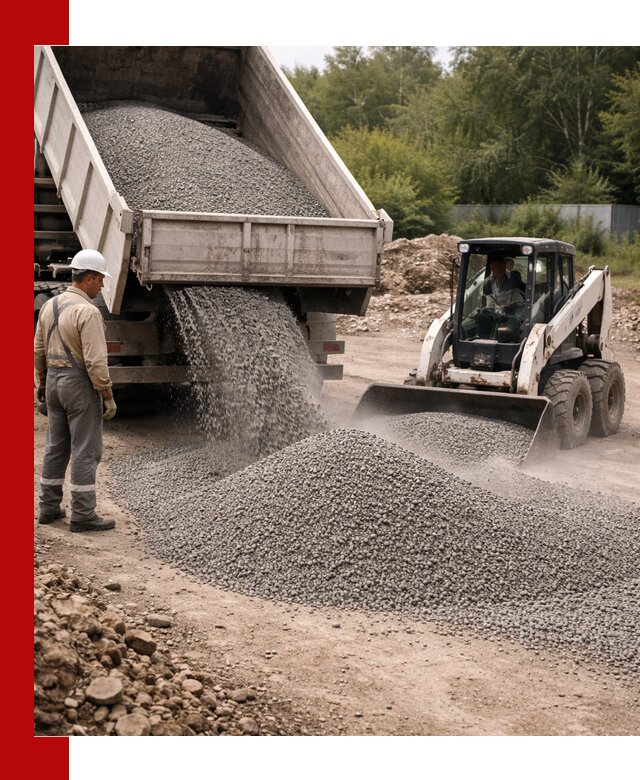 Доставка гравийного отсева 0-5 в Димитровграде оптом и в розницу