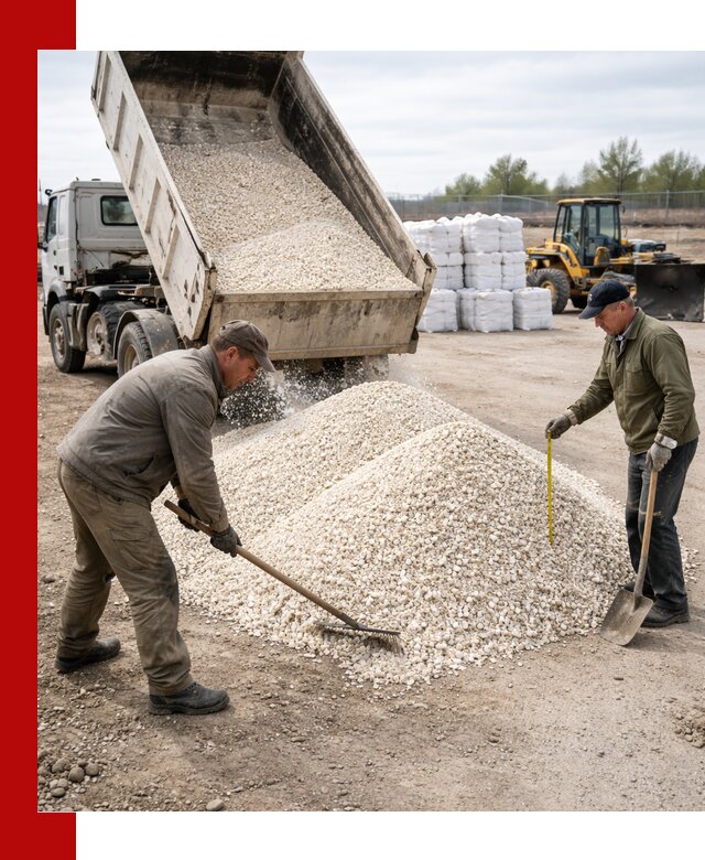 Мраморная крошка с доставкой и разгрузкой в Димитровграде