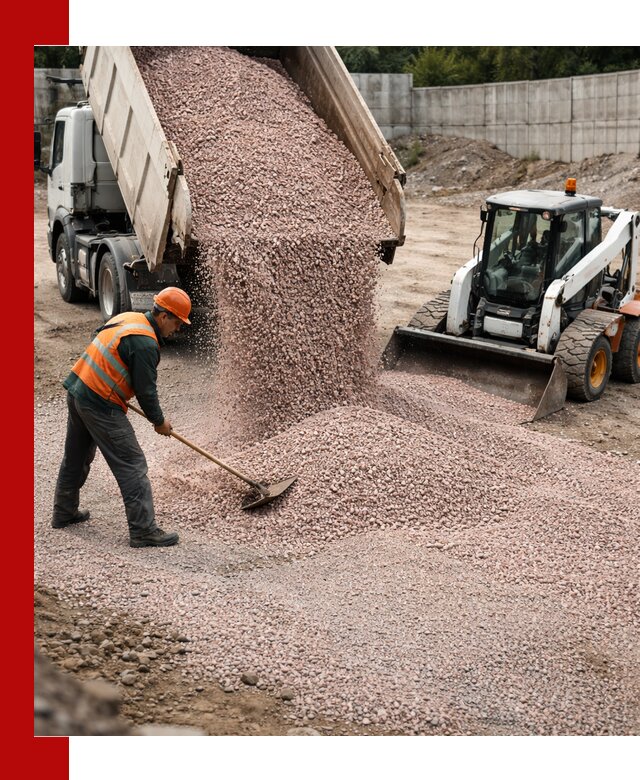 Крошка розовый гранит с доставкой в Димитровграде от производителя