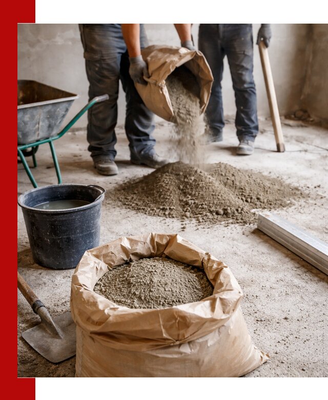 Доставка сухой смеси для стяжки в Димитровграде