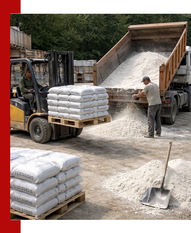 Доставка строительной извести оптом и в розницу в Димитровграде