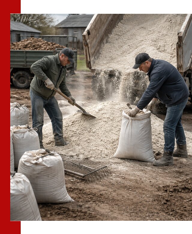 Доставка извести пушонки в Димитровграде оптом и мелким оптом