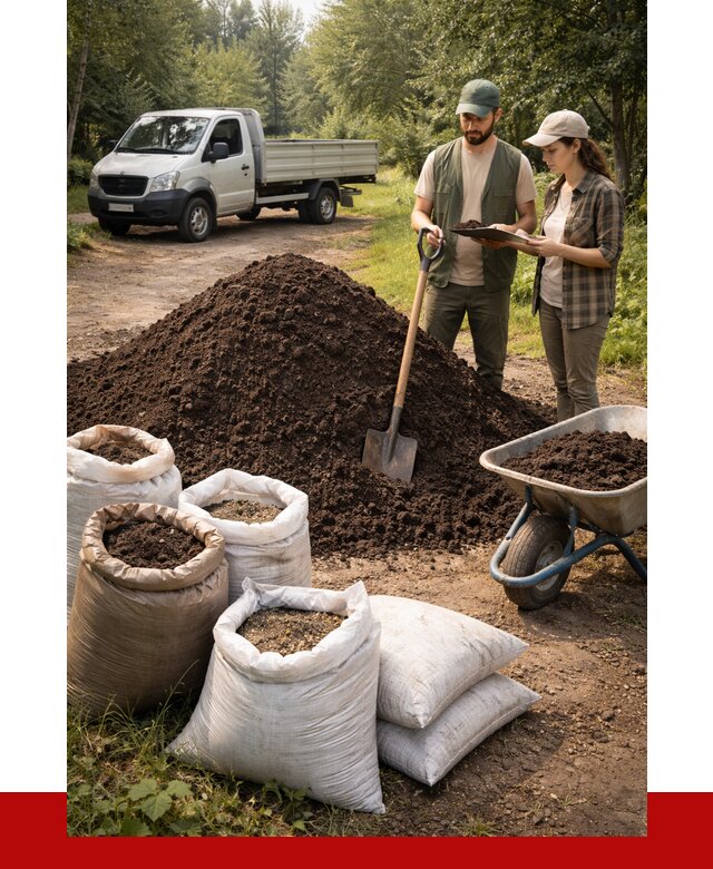 Купить грунт с доставкой в Димитровграде от 4636 р. за м3 | ПРОНЕРУДДмт