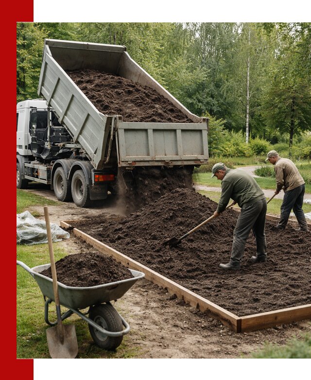 Доставка грунта для озеленения и благоустройства в Димитровграде