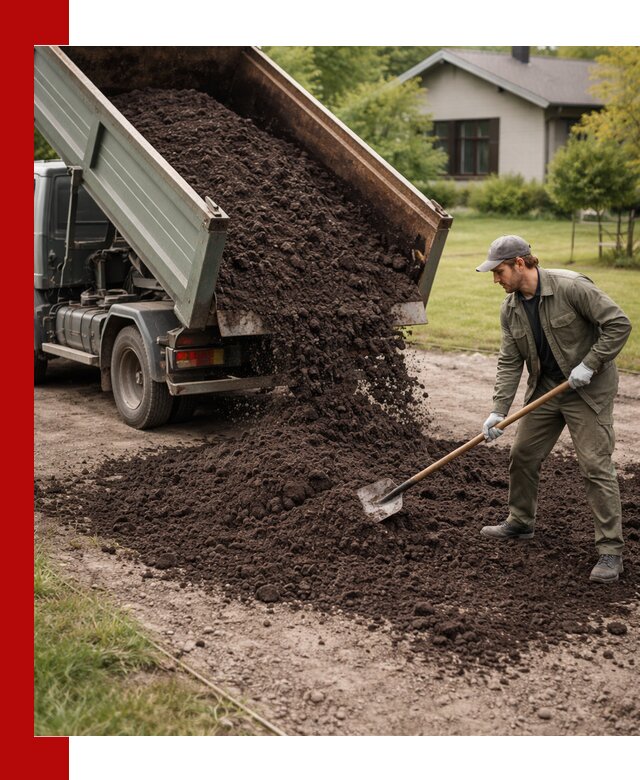 Чернозем для газона с доставкой в Димитровграде быстро и качественно