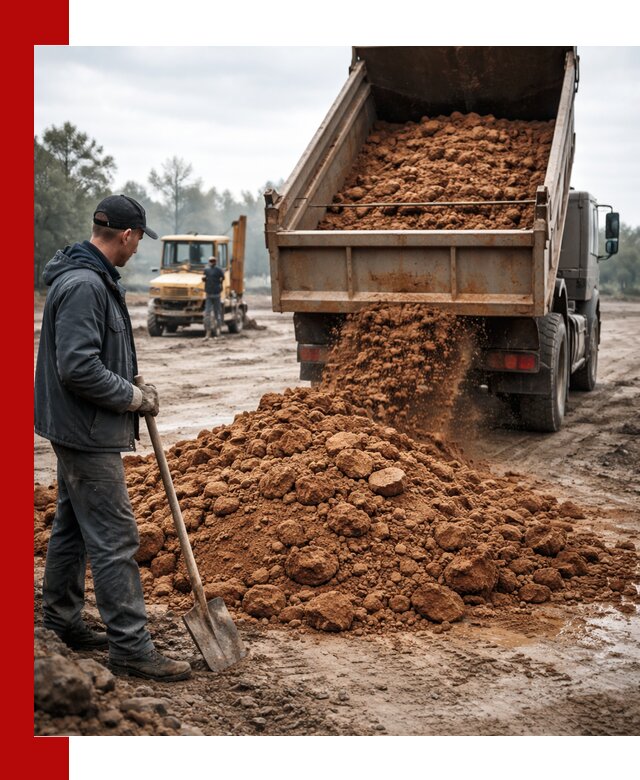 Глина для засыпки в Димитровграде с доставкой самосвалами
