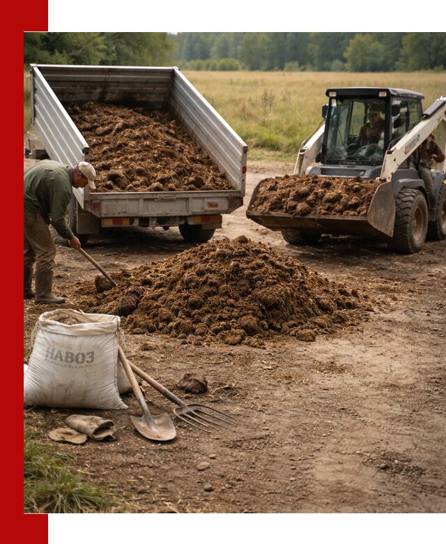 Доставка конского навоза в Димитровграде с разгрузкой и доставкой на объект