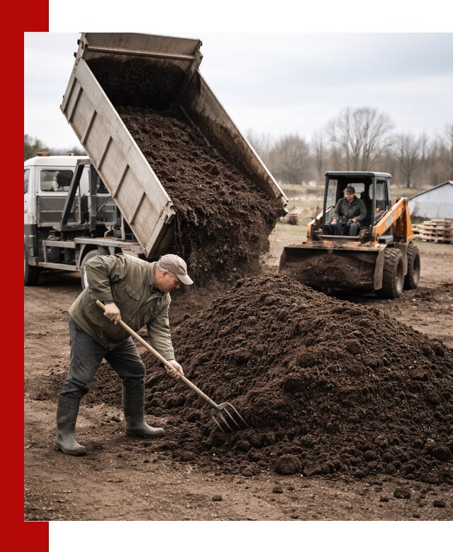 Доставка и продажа перегноя в Димитровграде быстро и дешево