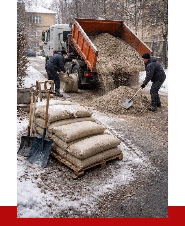 Противогололедные материалы оптом в Димитровграде от 4327 р. | ПРОНЕРУДДмт