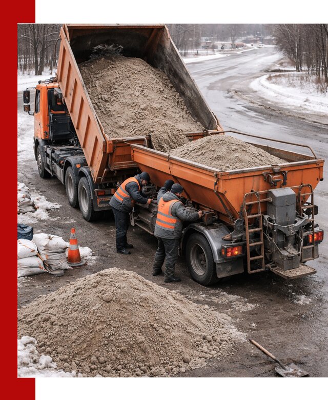 Поставка и вывоз пескосоля в Димитровграде оптом и в розницу