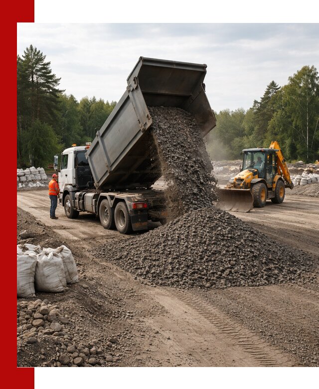 Доставка дробленого асфальта в Димитровграде для дорожных работ