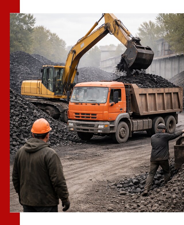 Доставка угля автотранспортом в Димитровграде быстро и выгодно