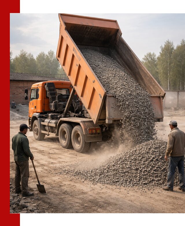 Доставка самосвалом 20 м3 в Димитровграде быстро и надежно