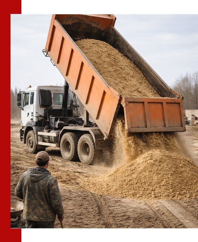 Аренда самосвала 20 тонн для перевозки грузов в Димитровграде