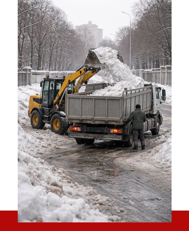 Вывоз снега с погрузкой в Димитровграде от 3606 р. ПРОНЕРУДДмт