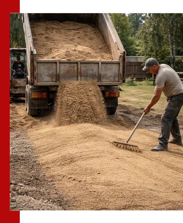 Отсыпка участка песком в Димитровграде быстро и качественно
