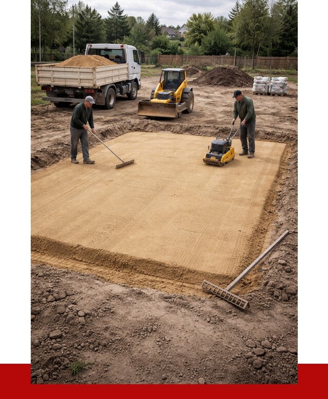 Устройство песчаной подушки в Димитровграде от 4636 р. ПРОНЕРУДДмт